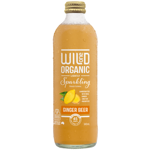 Wild One Lightly Sparkling Mineral Water - Ginger Beer 345ml