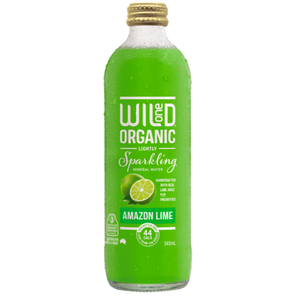 Wild One Lightly Sparkling Mineral Water - Amazon Lime 345ml