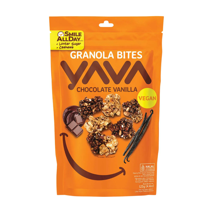 Yava Granola Bites Chocolate Vanilla 125g