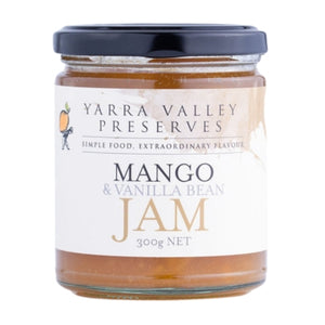 Yarra Valley Preserves - Jam Mango & Vanilla Bean 300g