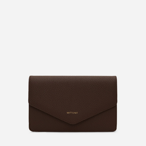 Matt & Nat Cloe Clutch Wallet - Chocolate