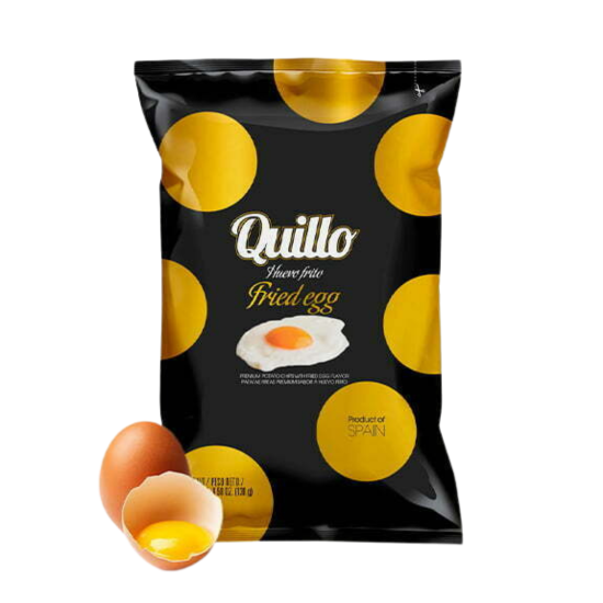 Quillo Premium Chips - Fried Egg Flavour 130g