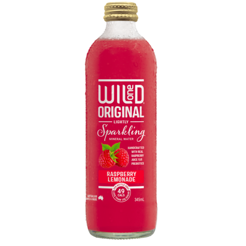 Wild One Lightly Sparkling Mineral Water - Raspberry Lemonade 345ml