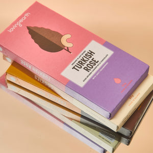 Loving Earth Turkish Rose Cashew Mylk Chocolate With Cranberries 80g