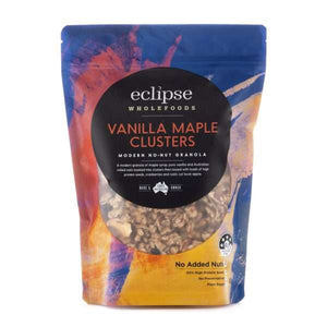 Eclipse Wholefoods Granola Vanilla Maple Clusters 425g