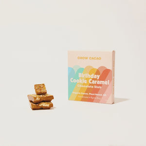 Chow Cacao Chocolate SlabsChocolate Slabs - Birthday Cookie Caramel 80g