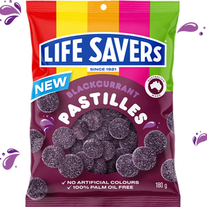 Lifesavers Blackcurrant Pastilles 180g