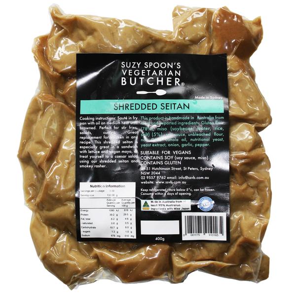 Suzy Spoons  Vegan Shredded Chicken 400g (cold)