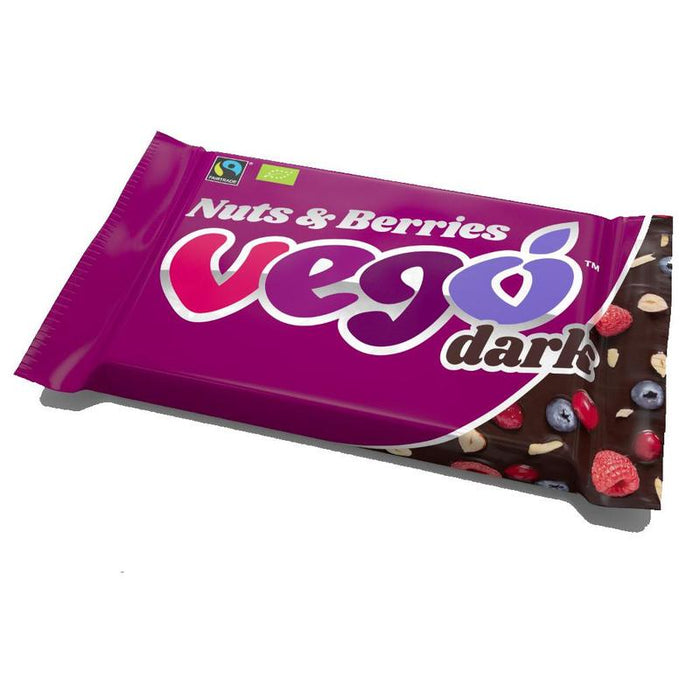 Vego Dark Chocolate Bar Nuts & Berries 85g (cold)